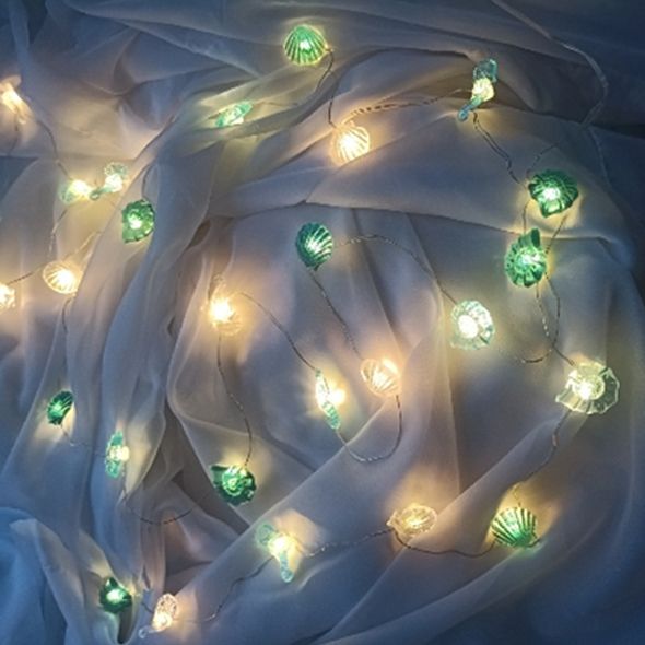 【 white shell Light ❤︎】シェルライト#LED#海# white shell Light ❤︎】シェルライト#LED#海#